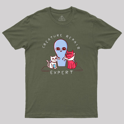 Creature Repair Expert Geek T-Shirt