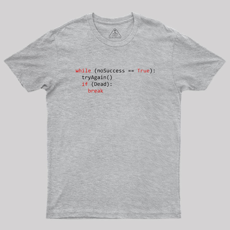 Algorithm of success | Python Coding Geek T-Shirt