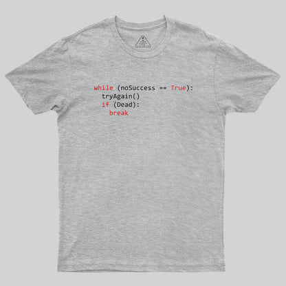 Algorithm of success | Python Coding Geek T-Shirt