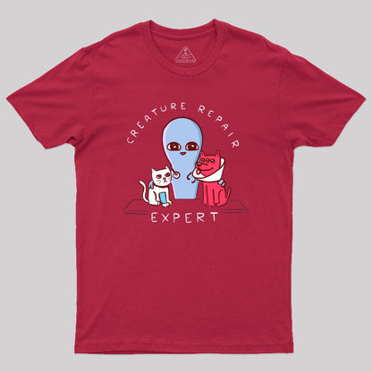 Creature Repair Expert Geek T-Shirt