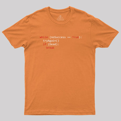 Algorithm of success | Python Coding Geek T-Shirt