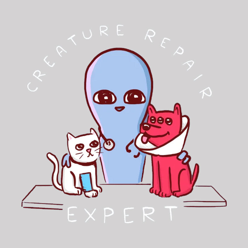 Creature Repair Expert Geek T-Shirt