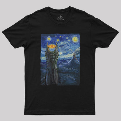 Sauron Van Gogh Nerd T-Shirt