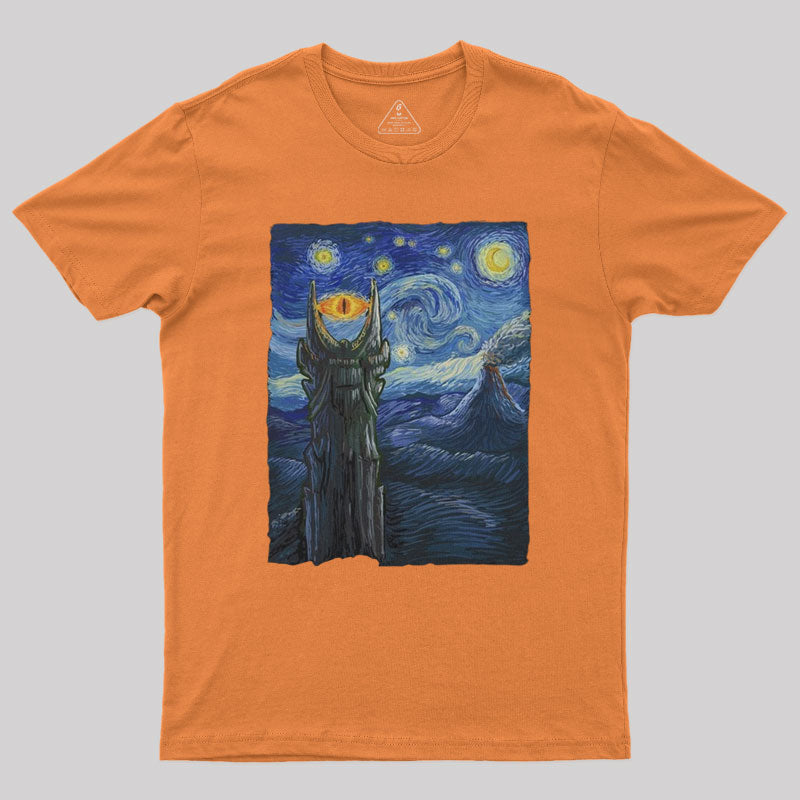 Sauron Van Gogh Nerd T-Shirt