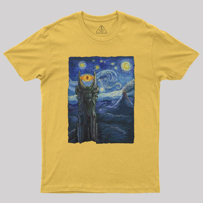 Sauron Van Gogh Nerd T-Shirt