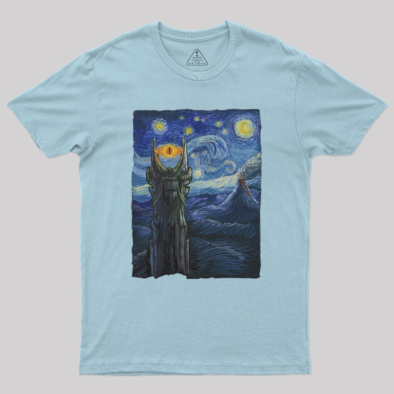 Sauron Van Gogh Nerd T-Shirt