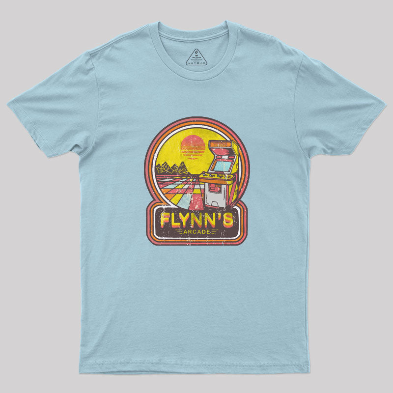 Flynns arcade vintage Geek T-Shirt