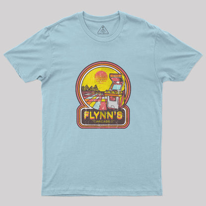 Flynns arcade vintage Geek T-Shirt