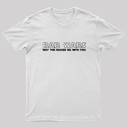 Bar Wars May The Booze Be With You Geek T-Shirt