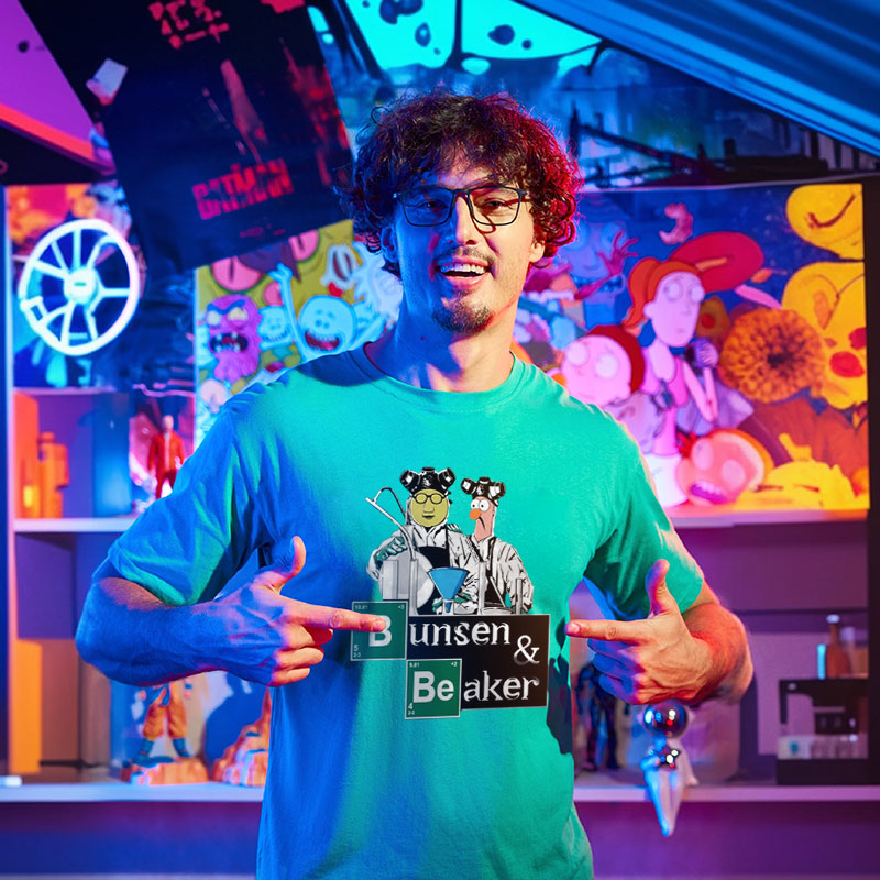 Bunsen & Beaker Geek T-Shirt