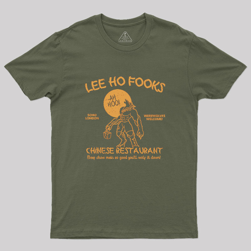 Lee Ho Fooks Chinese Restaurant Geek T-Shirt