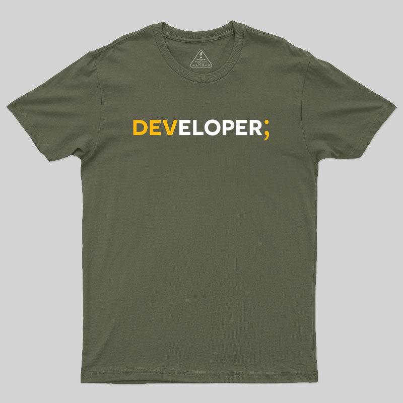 Developer; Geek T-Shirt