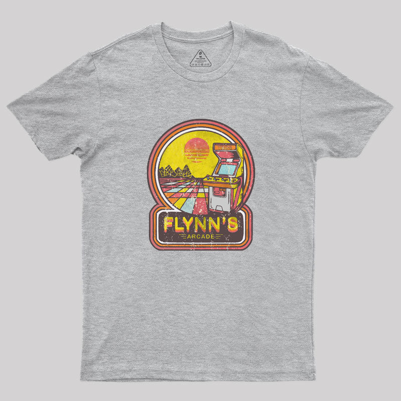 Flynns arcade vintage Geek T-Shirt