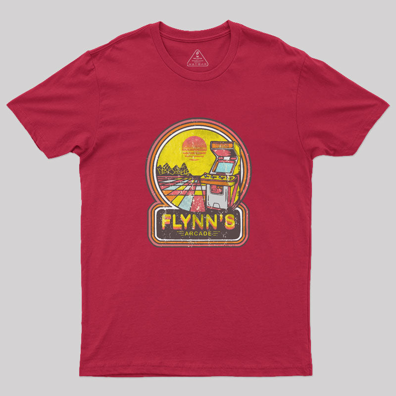 Flynns arcade vintage Geek T-Shirt