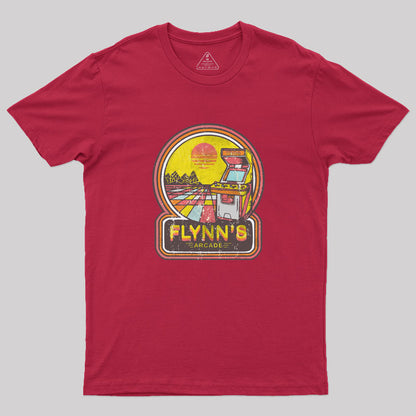 Flynns arcade vintage Geek T-Shirt