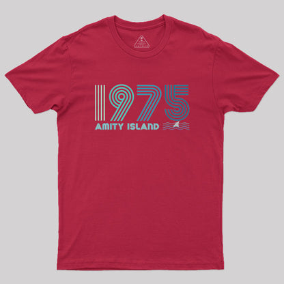 Amity Island 1975 Geek T-Shirt