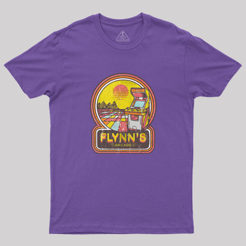 Flynns arcade vintage Geek T-Shirt