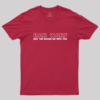 Bar Wars May The Booze Be With You Geek T-Shirt