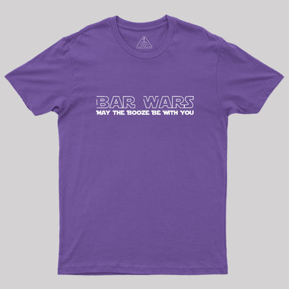 Bar Wars May The Booze Be With You Geek T-Shirt