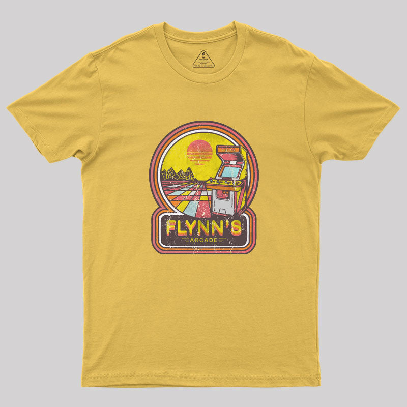 Flynns arcade vintage Geek T-Shirt