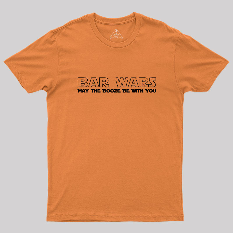 Bar Wars May The Booze Be With You Geek T-Shirt