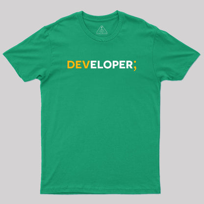 Developer; Geek T-Shirt