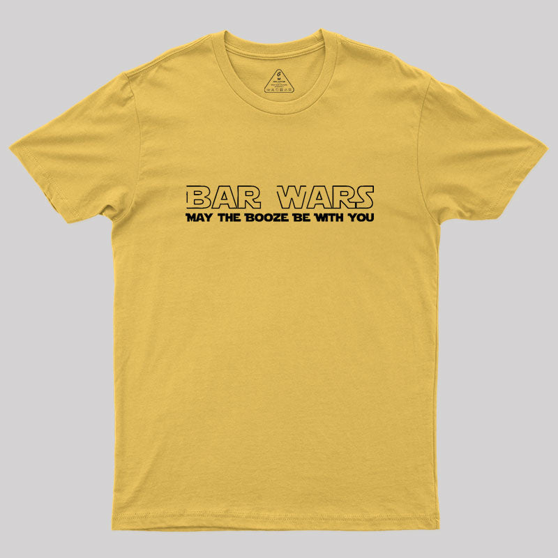 Bar Wars May The Booze Be With You Geek T-Shirt