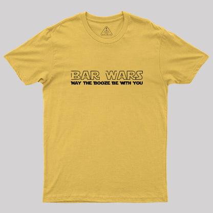 Bar Wars May The Booze Be With You Geek T-Shirt