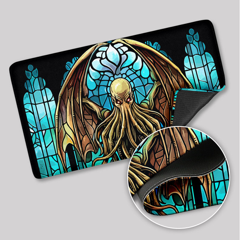 Gothic Church of Cthulhu Geek Mouse Pad