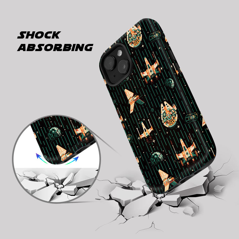 Space Stripes Geek Phone Case