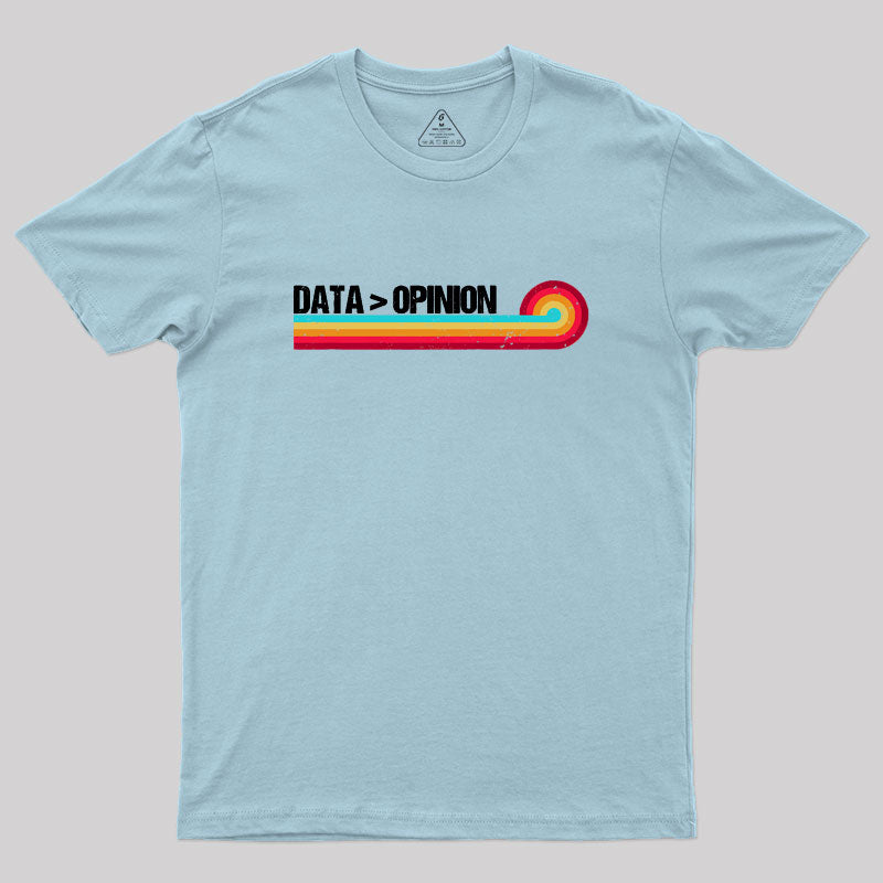 Retro Stripes Funny Data > Opinion Geek T-Shirt