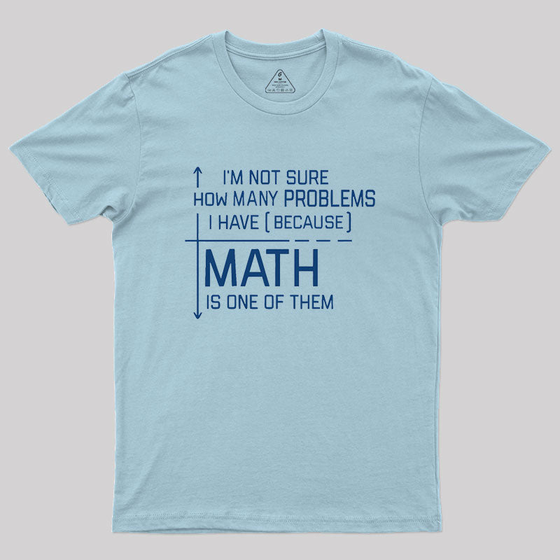 I'm Not Sure How Many Problems I Have Geek T-Shirt