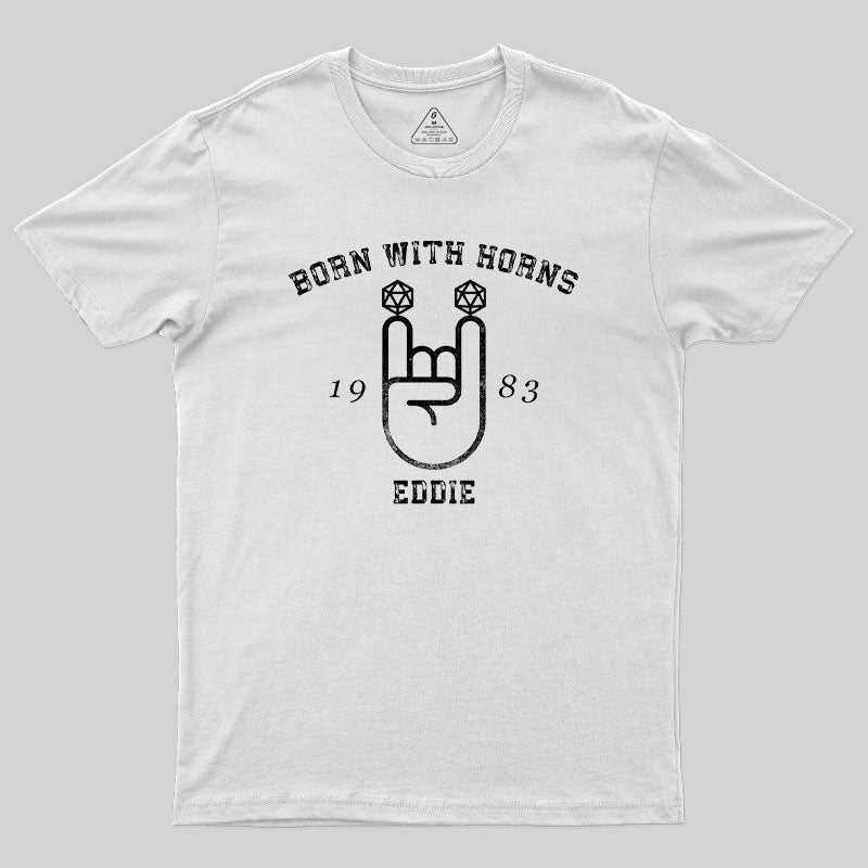 Born with Horns Geek T-Shirt