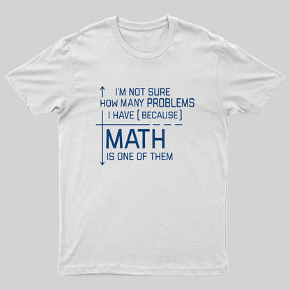 I'm Not Sure How Many Problems I Have Geek T-Shirt