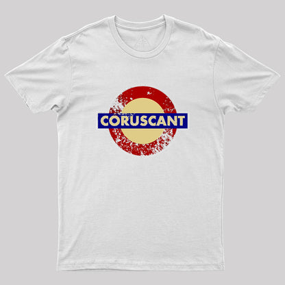 CORUSCANT METRO STATION SIGN Geek T-Shirt