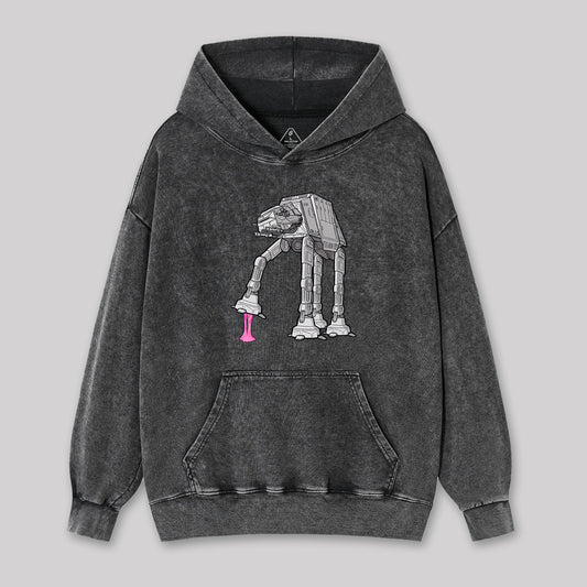 REBEL GUM! Washed Hoodie