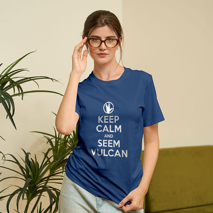 Keep Calm and Seem Vulcan Geek T-Shirt