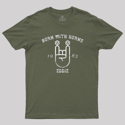 Born with Horns Geek T-Shirt