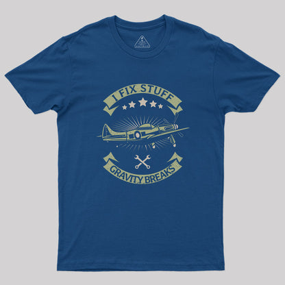 Aircraft Mechanic Airplane Technician Geek T-Shirt