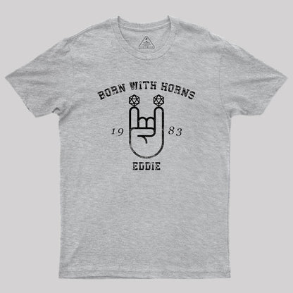 Born with Horns Geek T-Shirt