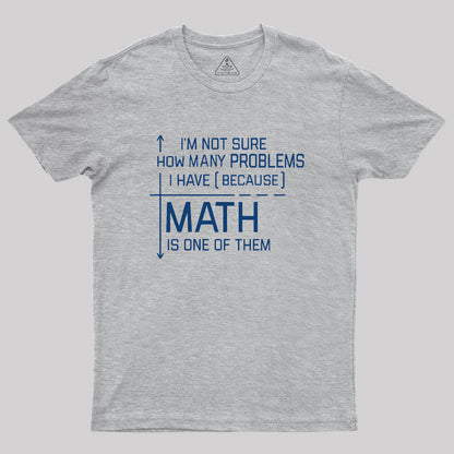 I'm Not Sure How Many Problems I Have Geek T-Shirt