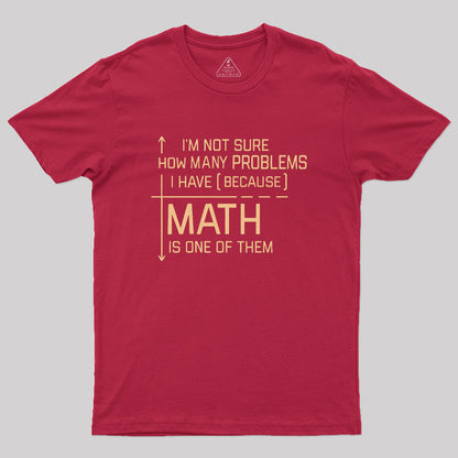 I'm Not Sure How Many Problems I Have Geek T-Shirt