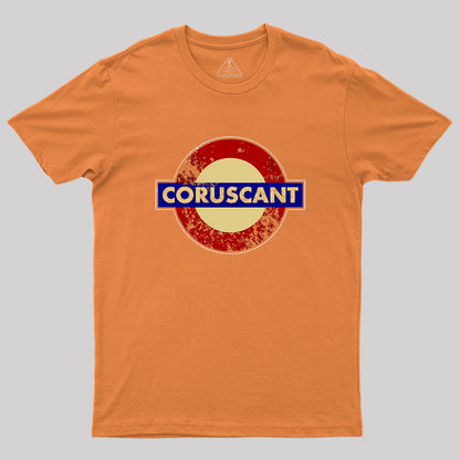 CORUSCANT METRO STATION SIGN Geek T-Shirt