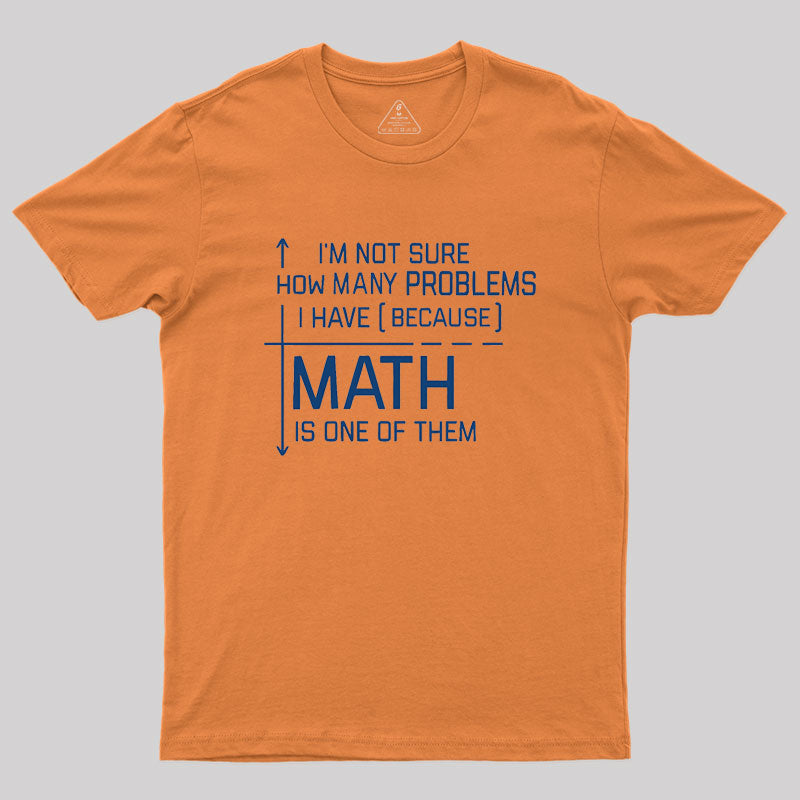 I'm Not Sure How Many Problems I Have Geek T-Shirt