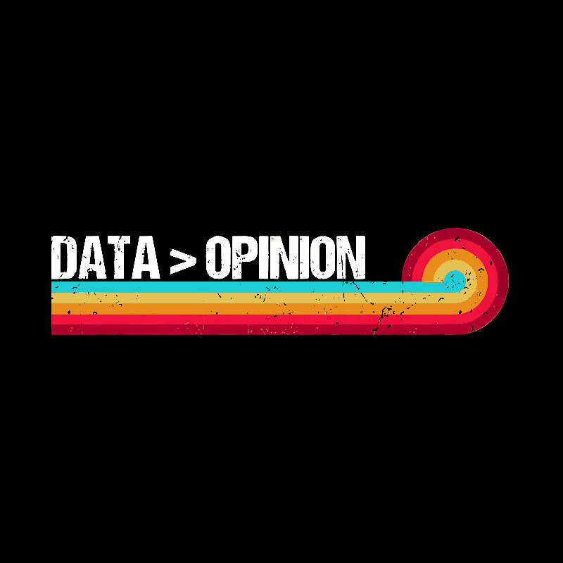 Retro Stripes Funny Data > Opinion Geek T-Shirt