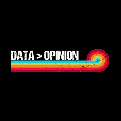 Retro Stripes Funny Data > Opinion Geek T-Shirt