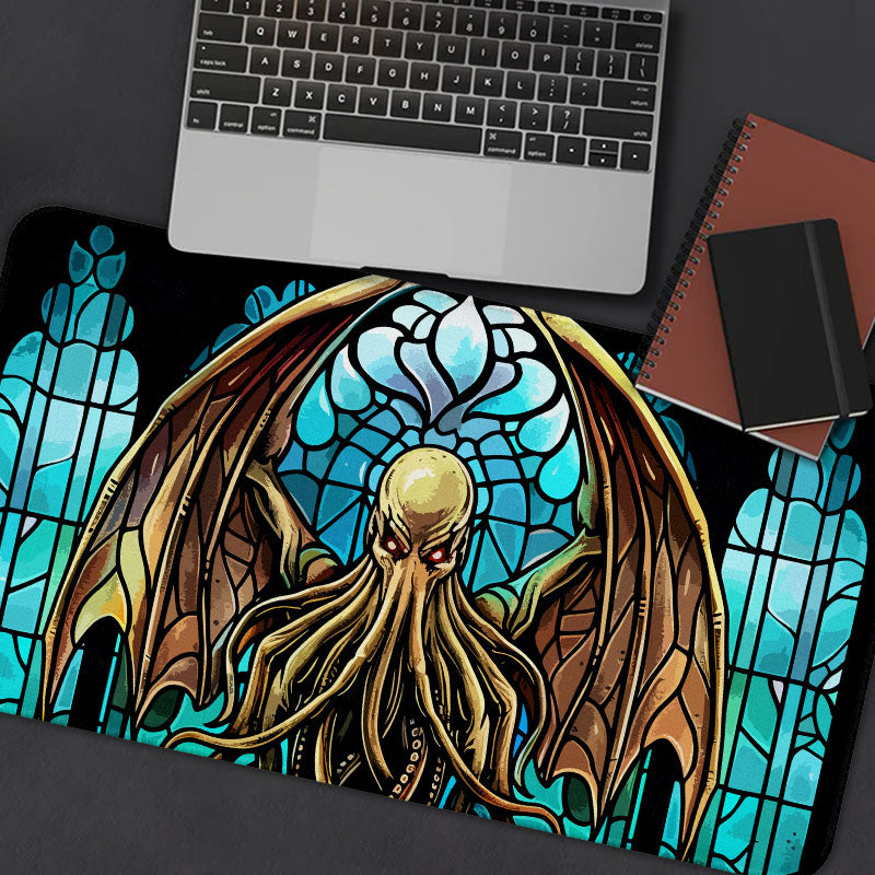 Gothic Church of Cthulhu Geek Mouse Pad