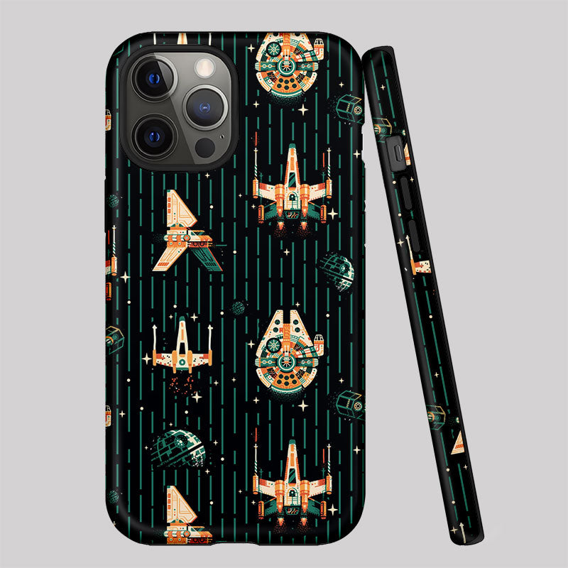 Space Stripes Geek Phone Case