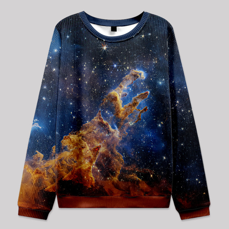 Pillar of Creation Nebula Knit Sweatshirt