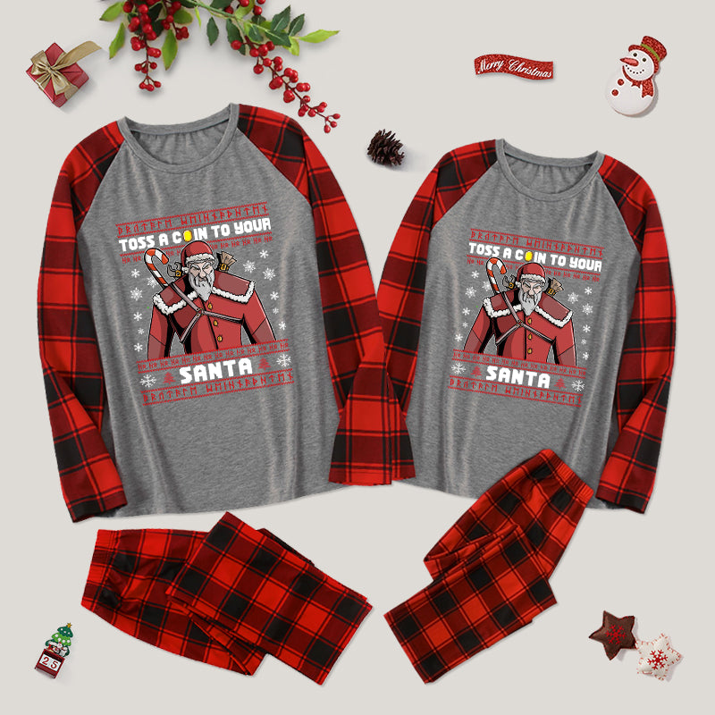 Witcher Santa Claus Ugly Family Christmas Pajama Sets